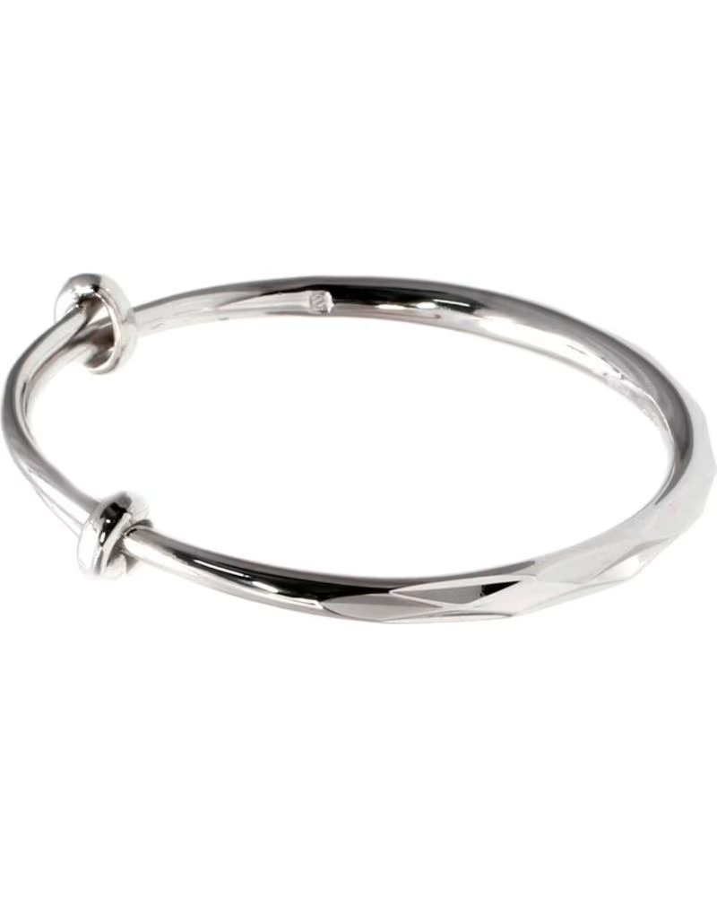 MINOPLATA PULSERA MEDIA CANA INFANTIL AJUSTABLE DE PLATA DE LEY RODIAD
