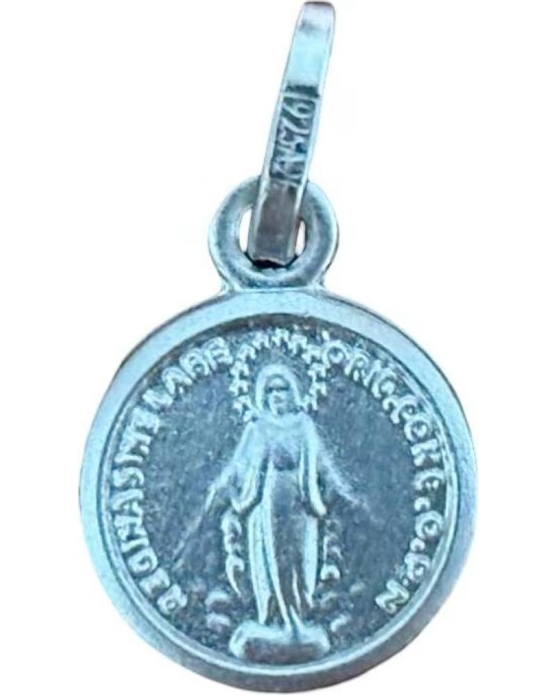 MINOPLATA MEDALLA DE LA VIRGEN MILAGROSA DE PLATA DE LEY 8MM