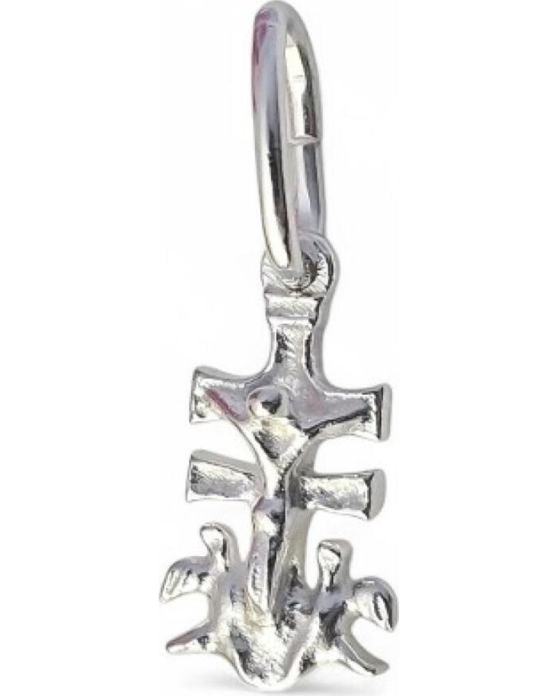 MINOPLATA CRUZ DE CARAVACA MINI DE PLATA DE LEY 925 10MM X 4MM