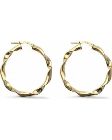 MINOPLATA PENDIENTES AROS RELIADOS 20MM DE PLATA DE LEY CHAPADA EN ORO