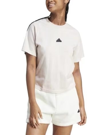 ADIDAS T-SHIRT ZNE PUTTY MAUVE BEIGE