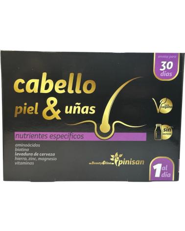 PINISAN CABELLO, PIEL Y UÑAS, 30 CÁPSULAS