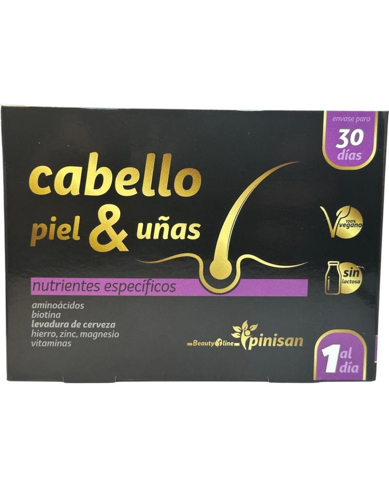 PINISAN CABELLO, PIEL Y UÑAS, 30 CÁPSULAS