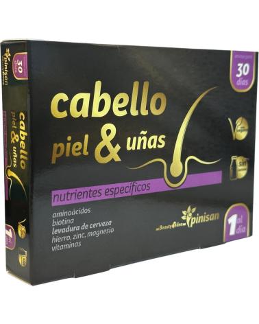 PINISAN CABELLO, PIEL Y UÑAS, 30 CÁPSULAS
