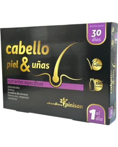 PINISAN CABELLO, PIEL Y UÑAS, 30 CÁPSULAS