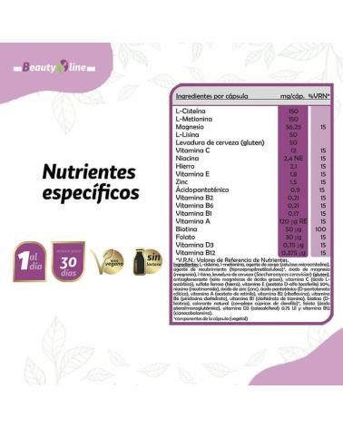 PINISAN CABELLO, PIEL Y UÑAS, 30 CÁPSULAS