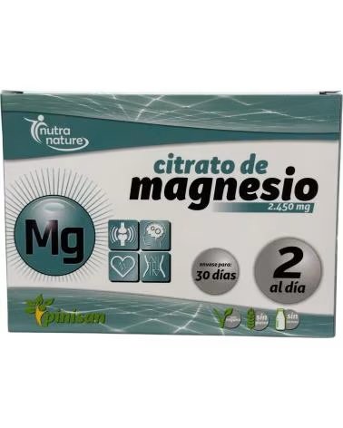 PINISAN CITRATE DE MAGNÉSIUM 60 COMPRIMÉS COMPLÉMENT ALIMENTAIRE