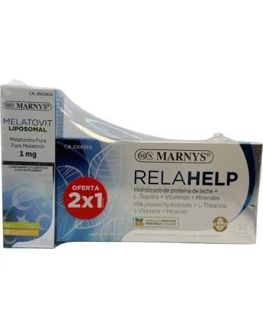 MARNYS MELATOVIT LIPOSOMAL RELAHELP PACK 2X1