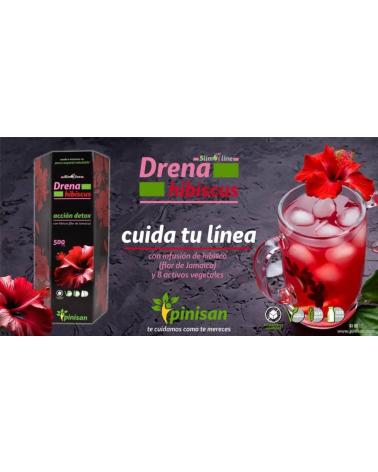 PINISAN DRENA HIBISCUS 500 ML - COMPLEMENTO ALIMENTICIO NATURAL