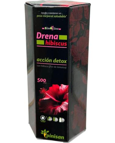 PINISAN DRENA HIBISCUS 500 ML - COMPLEMENTO ALIMENTICIO NATURAL
