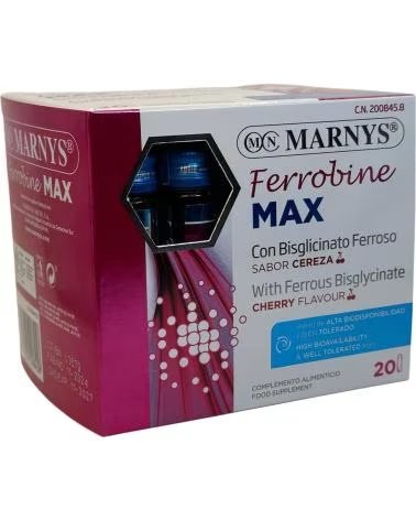 MARNYS FERROBINE MAX SUPLEMENTO ALIMENTAR 20 AMPOLAS 10ML