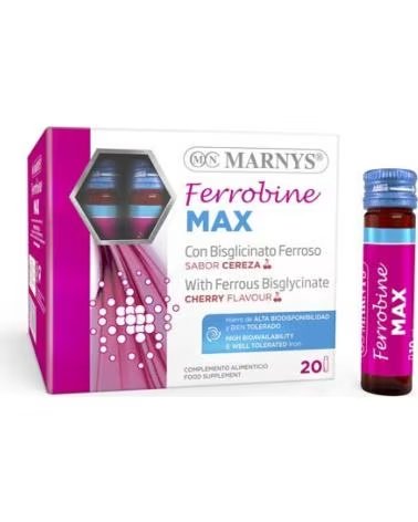 MARNYS FERROBINE MAX SUPLEMENTO ALIMENTAR 20 AMPOLAS 10ML