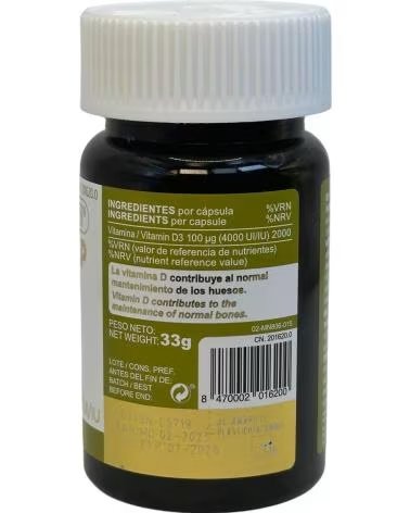 MARNYS VITAHELP VITAMINA D 4000 IU 120 PERLAS