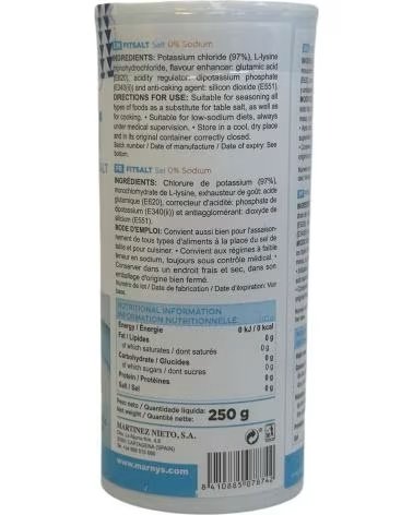 MARNYS FITSALT SAL SIN SODIO 250G