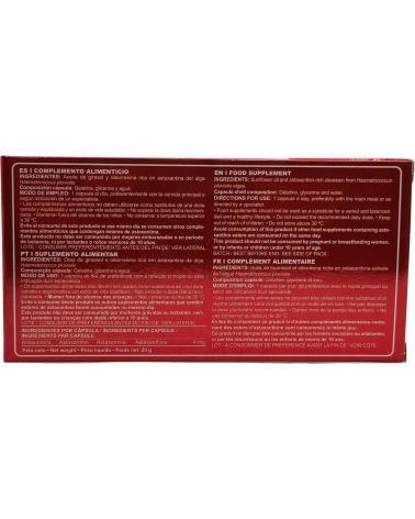 MARNYS ASTAXANMAR, COMPLEMENTO ALIMENTICIO CON ASTAXANTINA, 30 CÁPSULAS