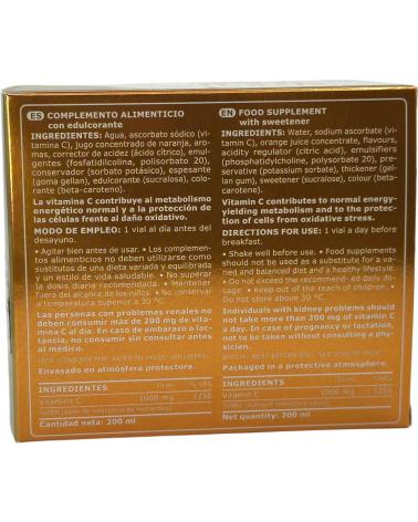 MARNYS VITAMINA C 1000MG LIPOSOMADA LÍQUIDA - 20 VIALES
