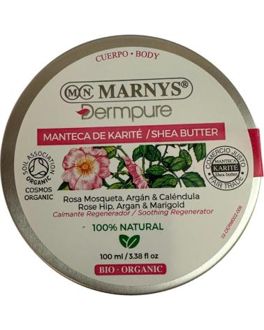 MARNYS MANTECA DE KARITÉ CON ROSA MOSQUETA, ARGÁN Y CALÉNDULA