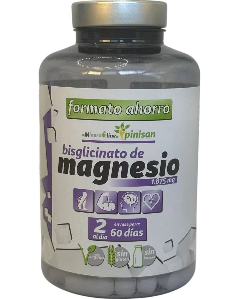PINISAN BISGLICINATO DE MAGNESIO 1875MG, 120 COMPRIMIDOS