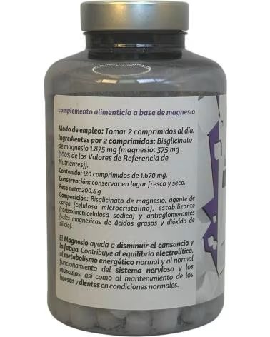 PINISAN BISGLICINATO DE MAGNESIO 1875MG, 120 COMPRIMIDOS