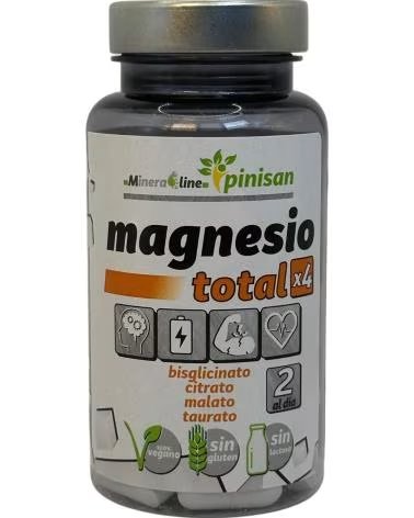 PINISAN MAGNÉSIUM TOTAL, COMPLÉMENT AU BISGLYCINATE, CITRATE, MALATE ET TAURATE, 50 COMPRIMÉS