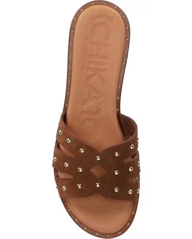 CHIKA10 SANDALI MOCHIMA 04 NOCE NOGAL-WALNUT