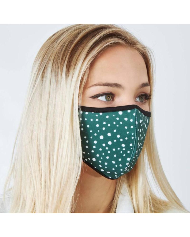 ABBACINO MASCARILLA MODELO 90271 ESTAMPADO VERDE GREEN