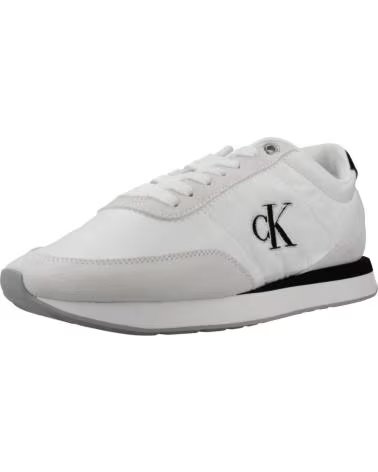 CALVIN KLEIN ZAPATILLAS MUJER 1979 BRIGHT WHITE-BLACK RETRO RUNNER WHTBLK
