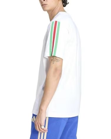 ADIDAS T-SHIRT MANICA CORTA ITALY DNA KE1217 WHITE