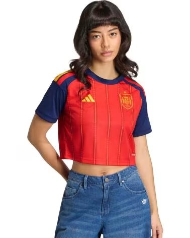 ADIDAS TOP RFEF H JSY CR W EN ROJO PARA MUJER VIVRED
