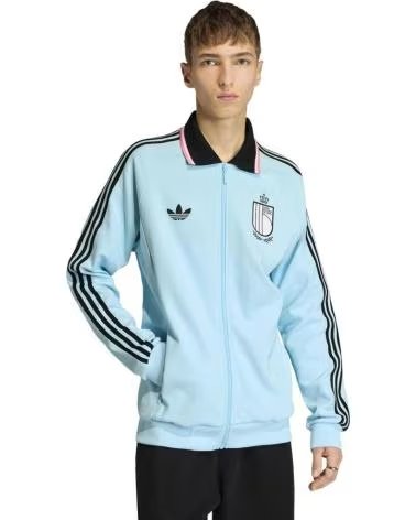 ADIDAS Chaqueta De Chandal Belgium Away Anthem Jacket Frozen Blue en azul para unisex FROBLU