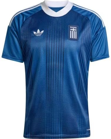 ADIDAS Camiseta De Futbol Greece 26 Away Dusky Petrol en azul para unisex DUPE