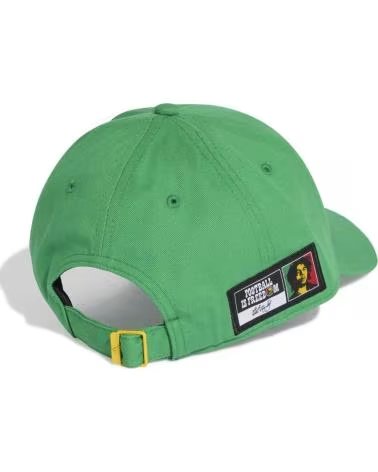 ADIDAS Gorra Jff Jamaika Baseball Cap 2026 Vivid Green-Bold Gold en verde para unisex VIVGRN-BOGOLD