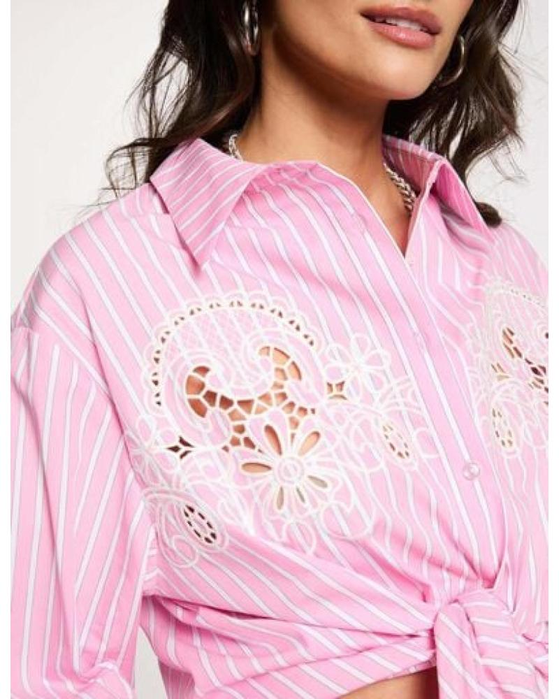 MORGAN CAMISA 261-COVEN ESTAMPADA ROSA