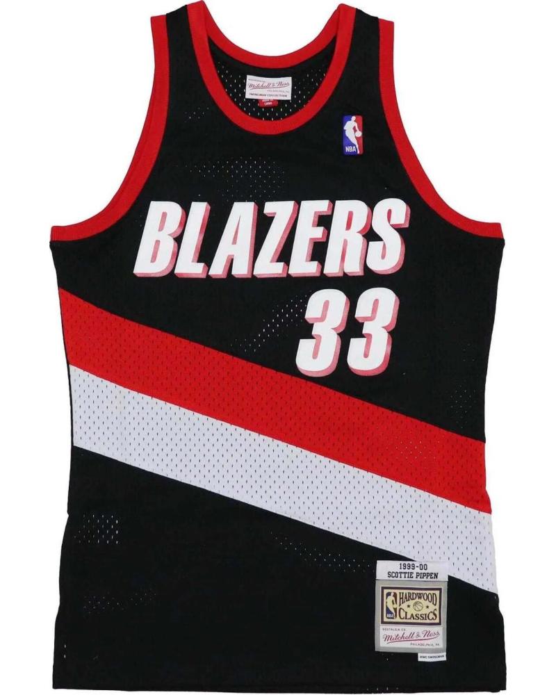 MITCHELL NESS CAMISETA DE TIRANTES & SMJYCP19247-SASWHIT98TDU NEGRO