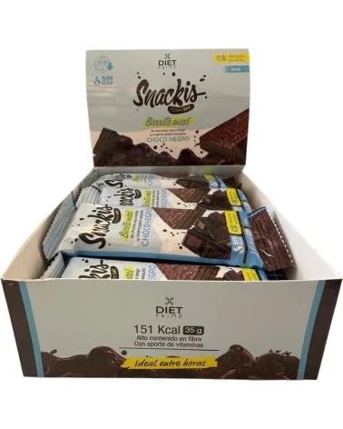 HERBORA BARRA MAXI SACIANTE SNACKIS CHOCOLATE NEGRO