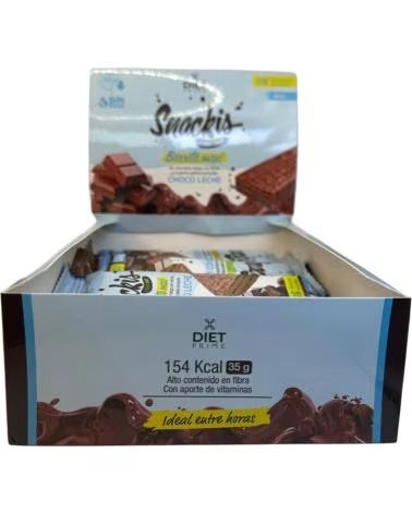BARRA MAXI SACIANTE SNACKIS HERBORA SABOR CHOCOLATE COM LEITE