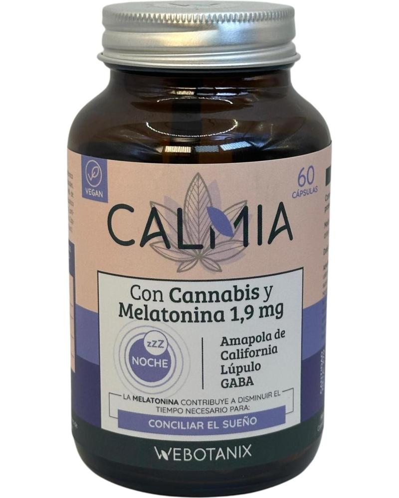 WEBOTANIX CALMIA NOCHE - SUPLEMENTO CON MELATONINA 1,9 MG 60 CÁPSULAS