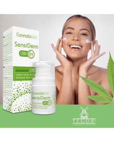 TEGOR CANNABIDOL SENSIDERM CBD CREMA FACIAL 24H