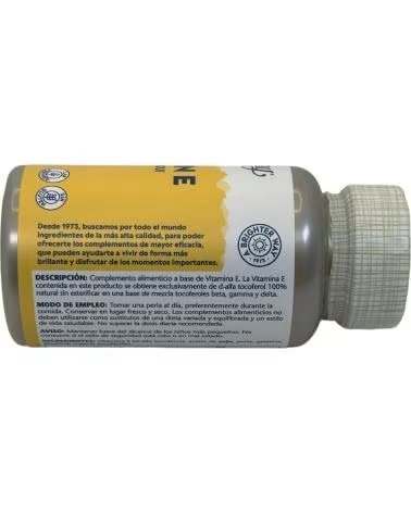 SOLARAY VITAMINA E 268MG 400UI, 50 PEROLAS