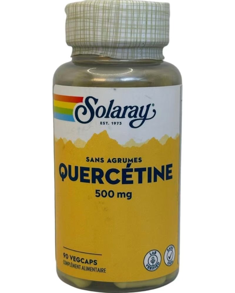 SOLARAY QUERCETINA 500 MG - 90 CÁPSULAS VEGETAIS