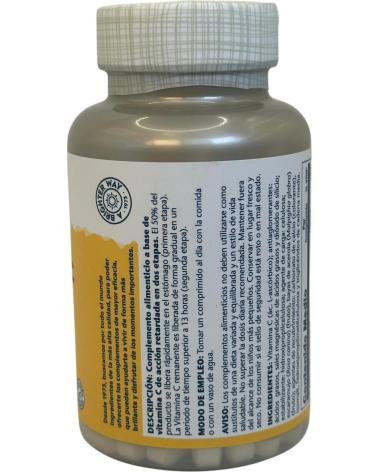 SOLARAY VITAMINA C RETARD 1000MG CON ROSA CANINA Y ACEROLA