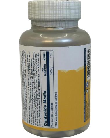 SOLARAY VITAMINA C RETARD 1000MG CON ROSA CANINA Y ACEROLA