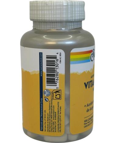 SOLARAY VITAMINA C RETARD 1000MG CON ROSA CANINA Y ACEROLA