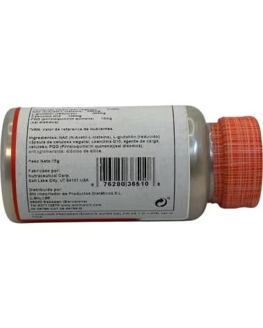 SOLARAY PQQ COQ10 CON GLUTATHION Y NAC - 30 CÁPSULAS VEGETALES