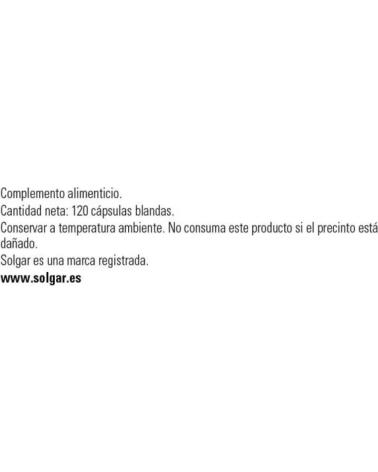 SOLGAR OMEGA 3 ALTA CONCENTRACIÓN ÁCIDOS GRASOS ESENCIALES
