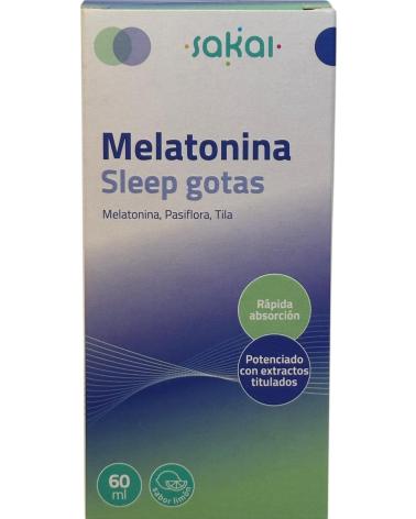SAKAI MELATONINA SLEEP GOTAS CON PASIFLORA Y TILA 60ML