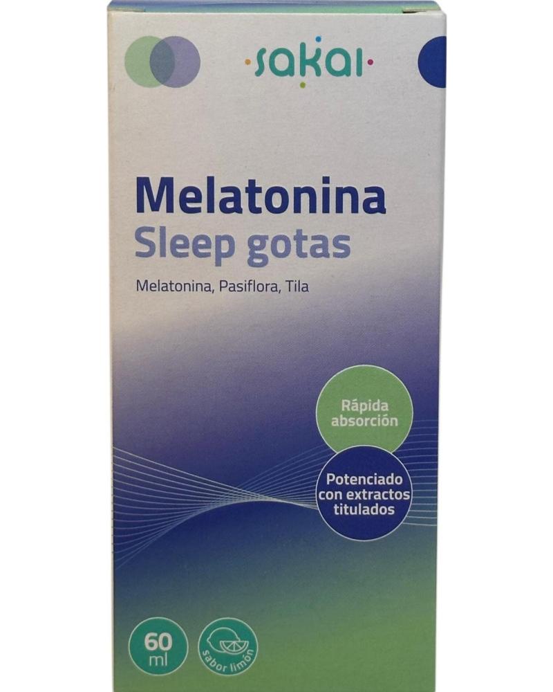SAKAI MELATONINA SLEEP GOTAS CON PASIFLORA Y TILA 60ML