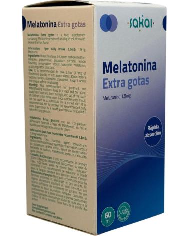 SAKAI MELATONINA EXTRA GOTAS 1,95 MG 60 ML