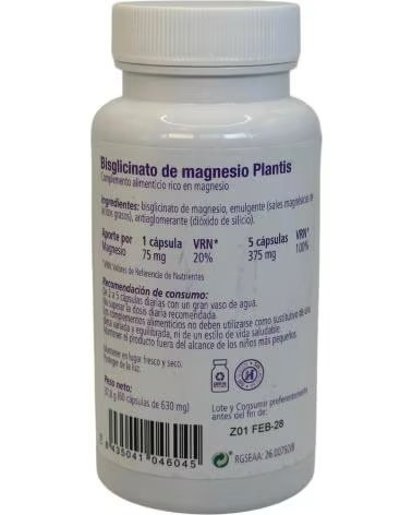 ARTESANIA AGRCOLA BISGLICINATO DE MAGNESIO PLANTIS 60 CÁPSULAS AGRICOLA