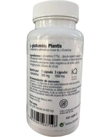ARTESANIA AGRCOLA ARTESANÍA AGRÍCOLA L-GLUTAMINA 500 MG 60 CÁPSULAS VEGETAIS